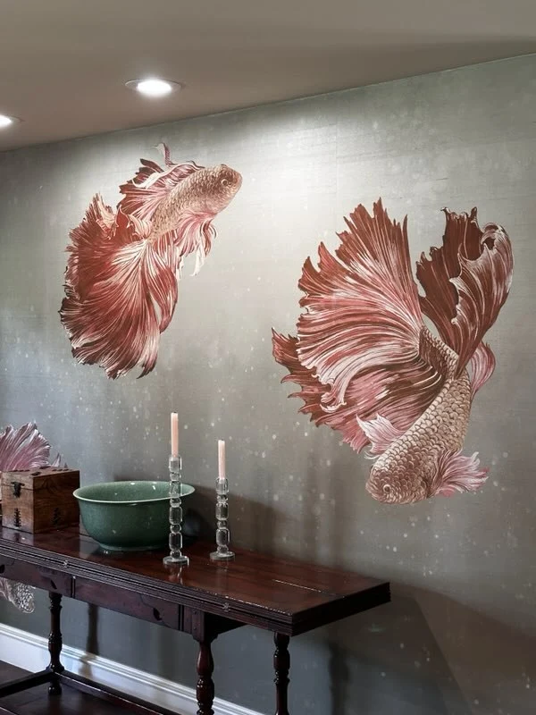 Commercial wallpaper work