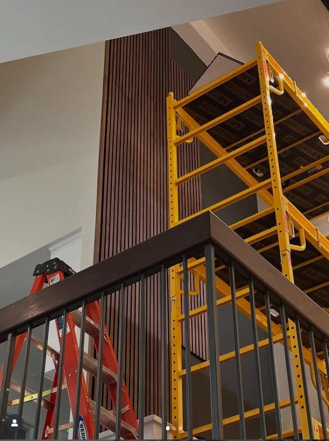 Commercial wallpaper work