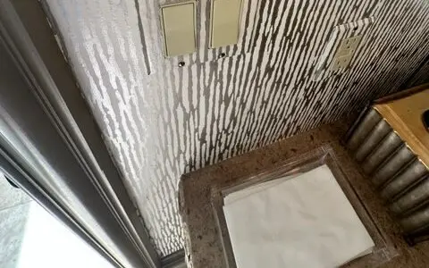 Commercial wallpaper work